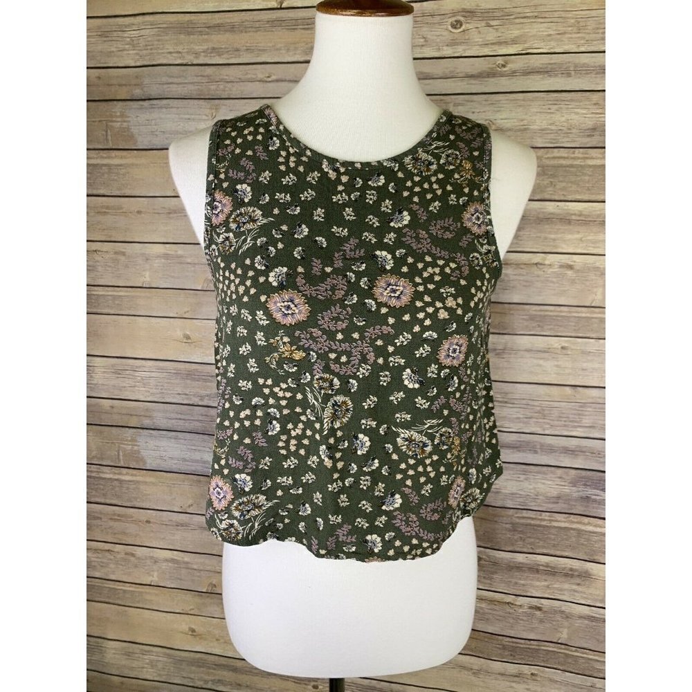 Dont Ask Why Womens One Size Crop Top Floral Boho